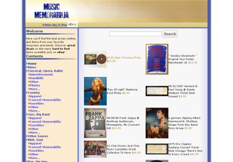 music-memorabilia.net thumbnail