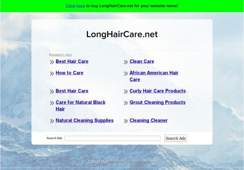 longhaircare.net thumbnail