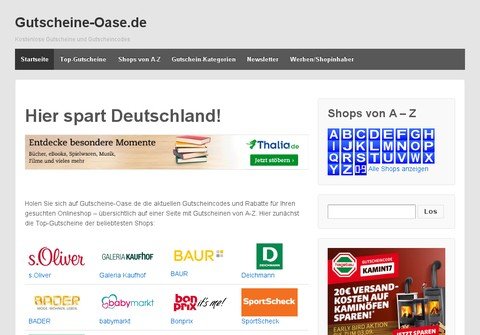 gutscheine-oase.net thumbnail