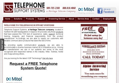 telephonesupportsystems.net thumbnail