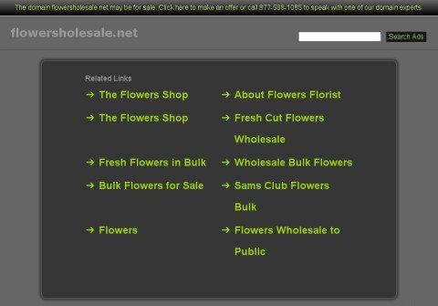 flowersholesale.net thumbnail