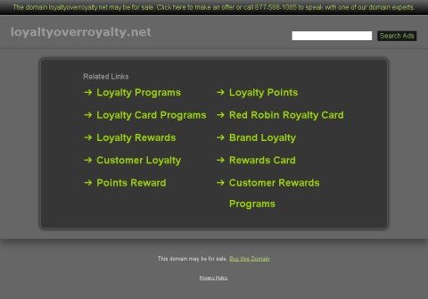 loyaltyoverroyalty.net thumbnail