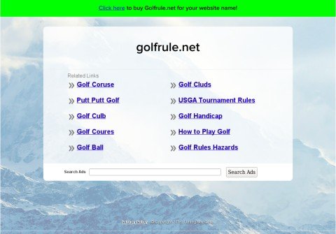 golfrule.net thumbnail