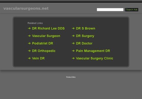 vascularsurgeons.net thumbnail