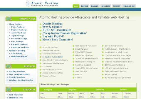 atomic-hosting.net thumbnail