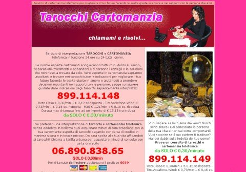 tarocchicartomanzia.net thumbnail
