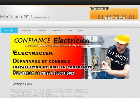 electricien-paris-3eme.net thumbnail