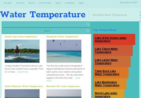 watertemperature.net thumbnail