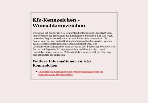 kfz-kennzeichen.net thumbnail