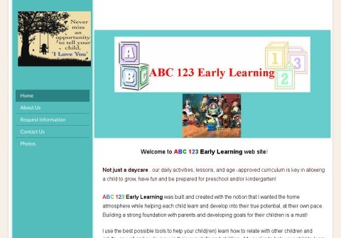 abc123earlylearning.net thumbnail