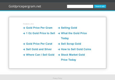 goldpricepergram.net thumbnail