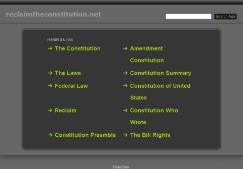 reclaimtheconstitution.net thumbnail