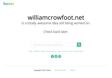 williamcrowfoot.net thumbnail