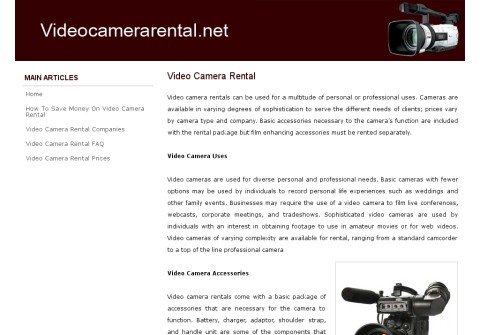 videocamerarental.net thumbnail