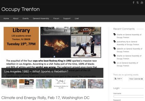 occupytrenton.net thumbnail