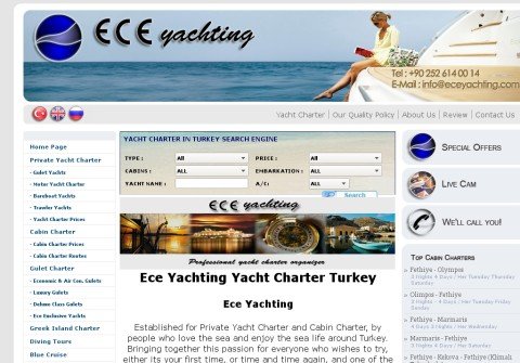 eceyachting.net thumbnail