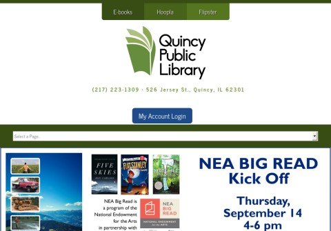 quincylibrary.org thumbnail