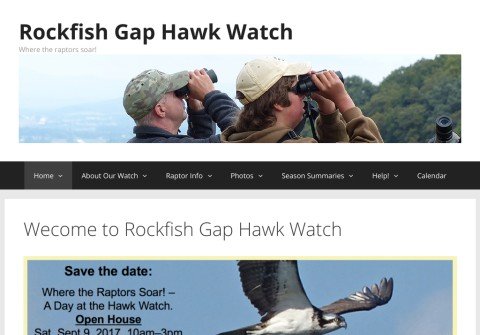 rockfishgaphawkwatch.org thumbnail