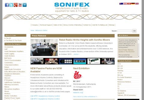 sonifex.org thumbnail