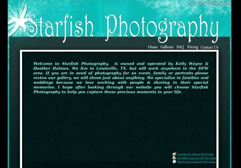 starfishphotography.org thumbnail