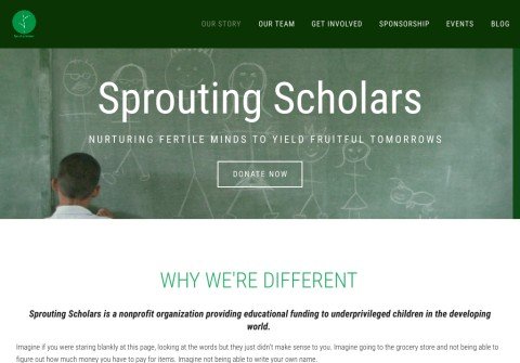 sproutingscholars.org thumbnail
