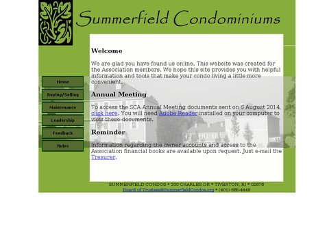 summerfieldcondos.org thumbnail