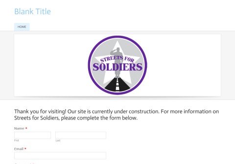 streetsforsoldiers.org thumbnail