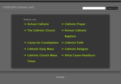 catholiccause.net thumbnail