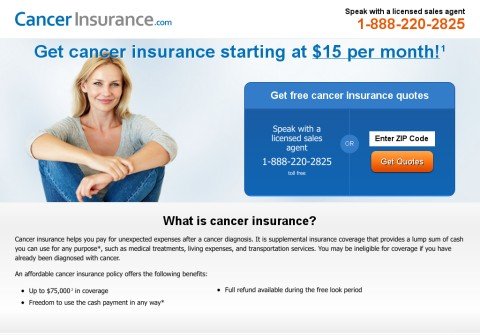 cancerinsurance.com thumbnail