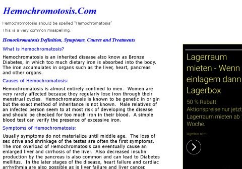 hemochromotosis.com thumbnail