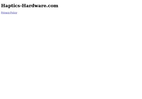 haptics-hardware.com thumbnail