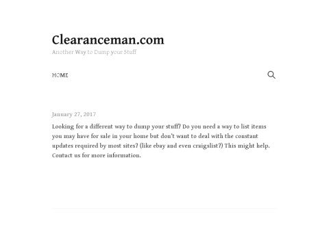 clearanceman.com thumbnail