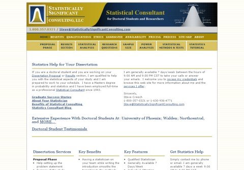 statisticallysignificantconsulting.com thumbnail