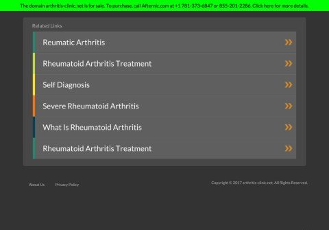 arthritis-clinic.net thumbnail