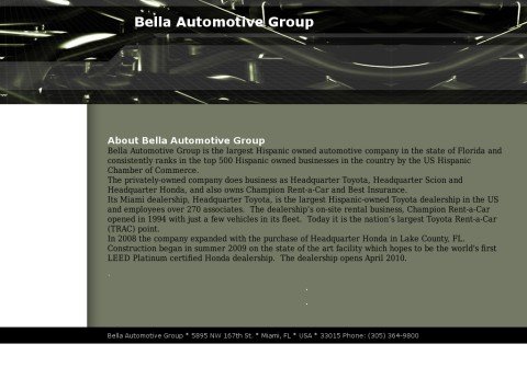 bellaautomotivegroup.com thumbnail
