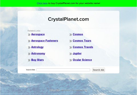 crystalplanet.com thumbnail