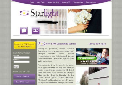 starlightlimo.com thumbnail
