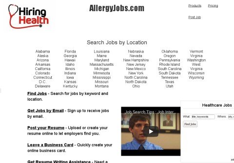 allergyjobs.com thumbnail