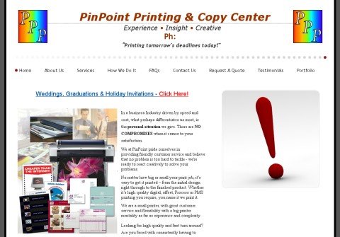 pinpointprinting.net thumbnail