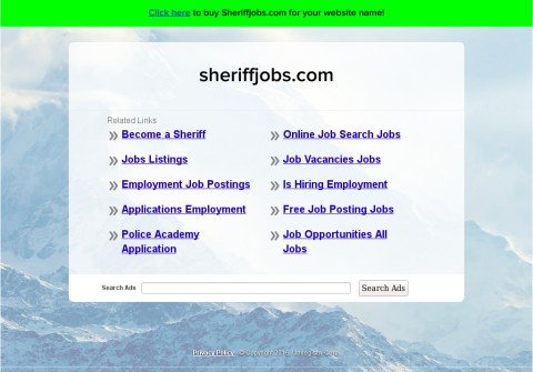 sheriffjobs.com thumbnail