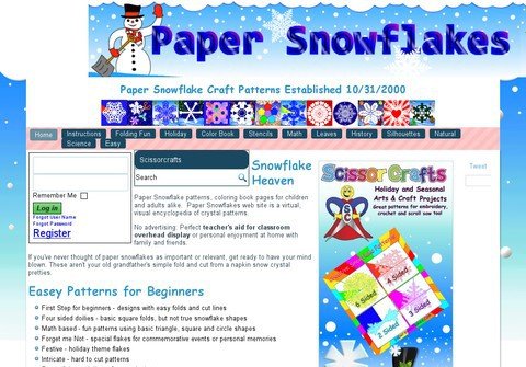 papersnowflakes.com thumbnail