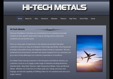 hitechmetals.net thumbnail