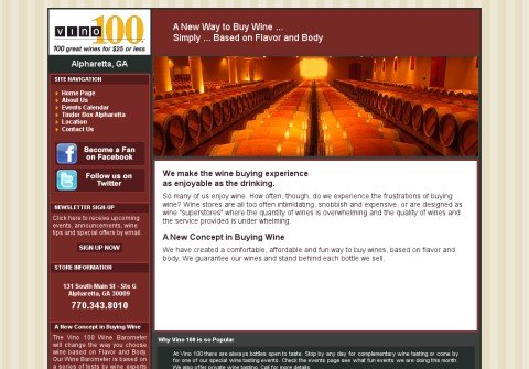 vino100alpharetta.com thumbnail