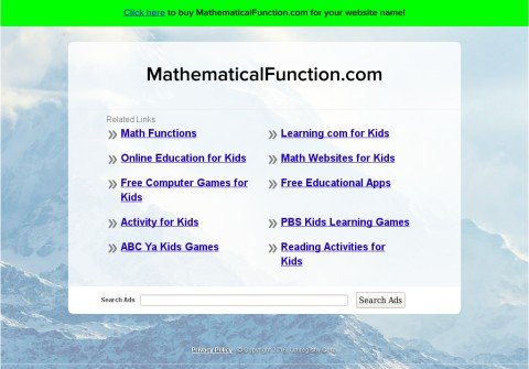 mathematicalfunction.com thumbnail