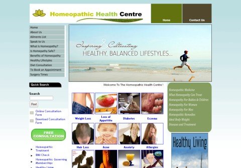 homeopathichealthcentre.com thumbnail