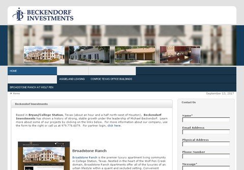 beckendorfinvestments.com thumbnail