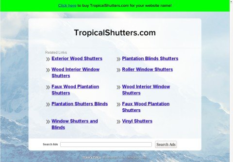 tropicalshutters.com thumbnail