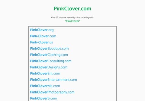 pinkclover.com thumbnail