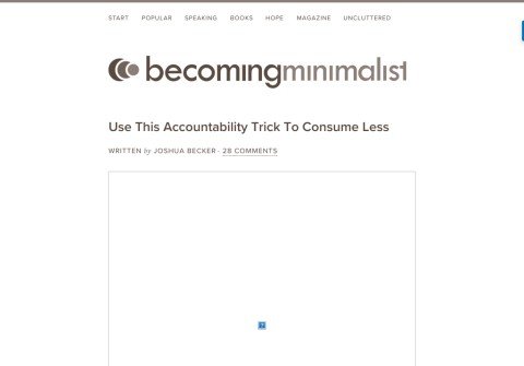 becomingminimalist.com thumbnail