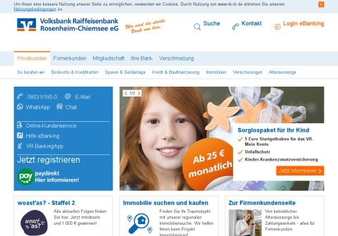 volksbank-raiffeisenbank.com thumbnail